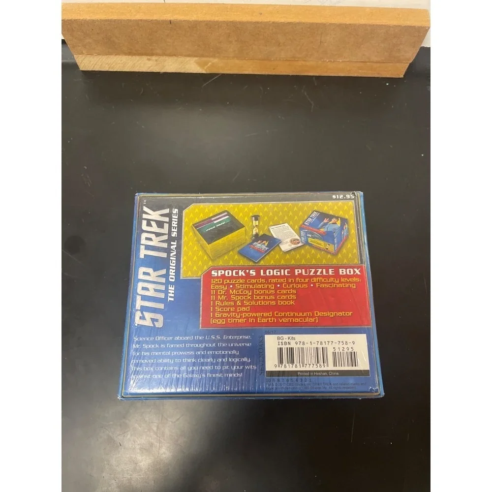 Spock's Logic Puzzle Box Game - Star Trek The‎ Original Series NEW